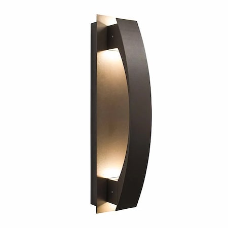 Westgate LED Wall Sconce, Crest Series, Bronze Lunette, 10W, 900LM, 100-277V CRE-01-BR